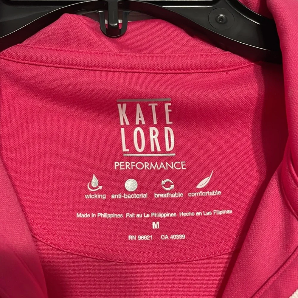 Pink Kate Lord performance long sleeve shirt size Medium - Picture 3 of 3